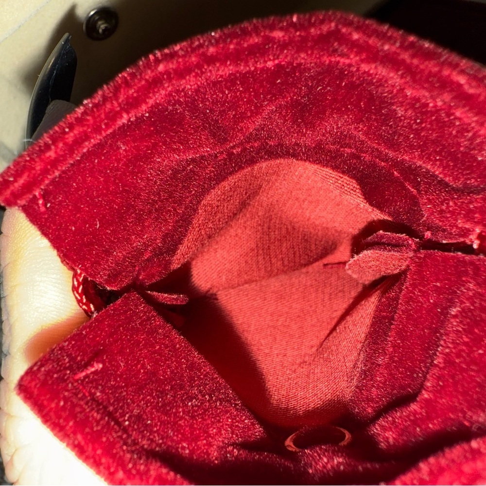 Vintage red jewelry box - Picture 9 of 9